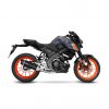 LV One Evo Black Full system YAMAHA MT-125, XSR 125, YZF-R 125 (21-24)