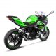 LV-10 Black Slip-on KAWASAKI NINJA 400 (18-21), NINJA 400 (22-23), Z 400 (19-21), Z 400 (22-23), NINJA 500/SE (24 >), Z 500/SE (24 >)