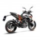 LV-10 Full Black Slip-on KTM DUKE 125, RC 125, DUKE 390, RC 390 (17-20)